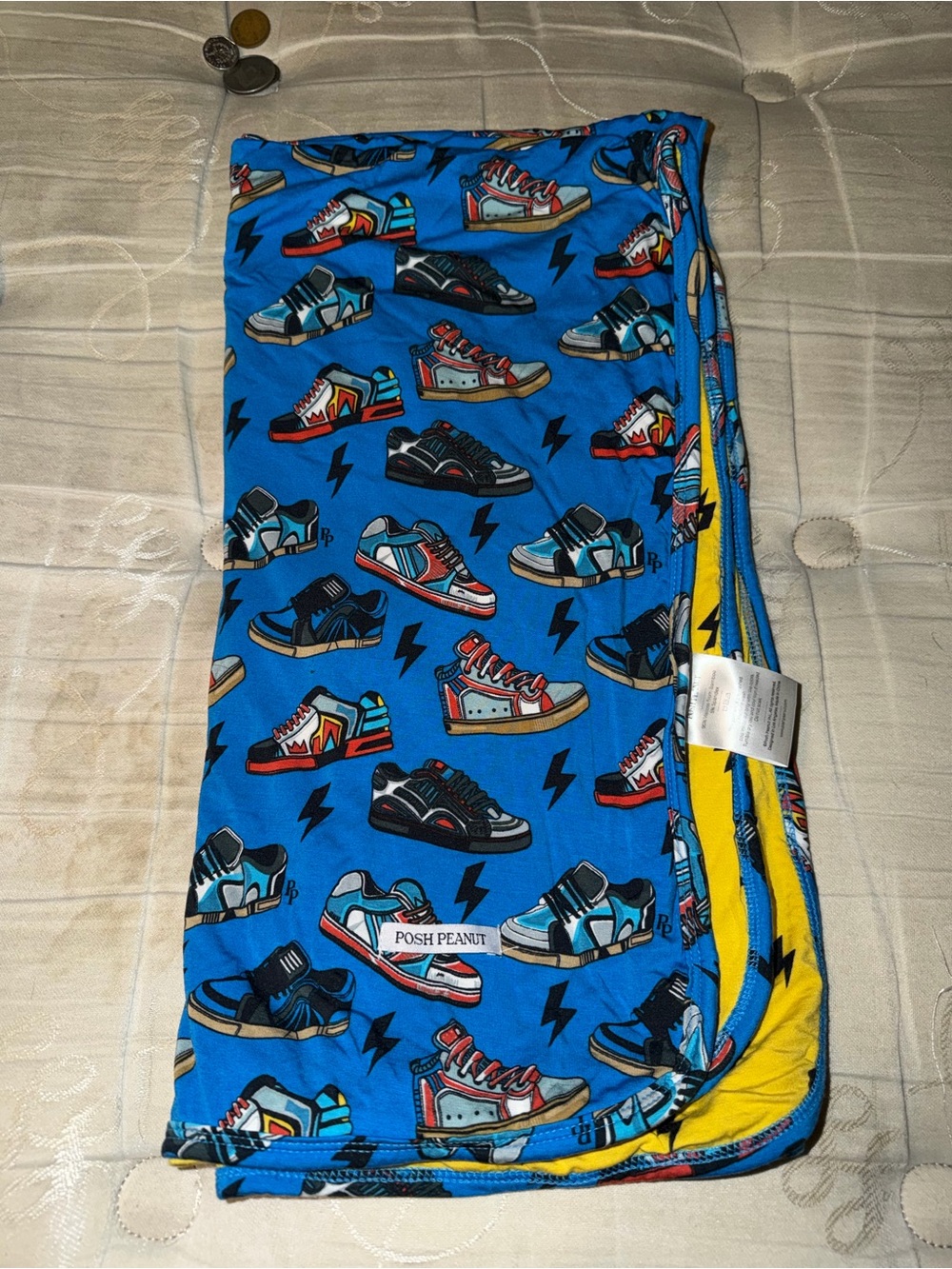 Posh Peanut Blue Sneaker Print patoo